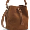 Whipstitched bucket bag in suede Whipstitched bucket bag in suede