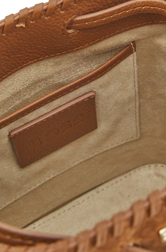 Whipstitched bucket bag in suede Whipstitched bucket bag in suede