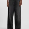Wide-leg jeans in crystal-embellished denim Wide-leg jeans in crystal-embellished denim
