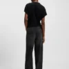 Wide-leg jeans in crystal-embellished denim Wide-leg jeans in crystal-embellished denim