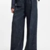 Wide-leg trousers in stretch tweed Wide-leg trousers in stretch tweed