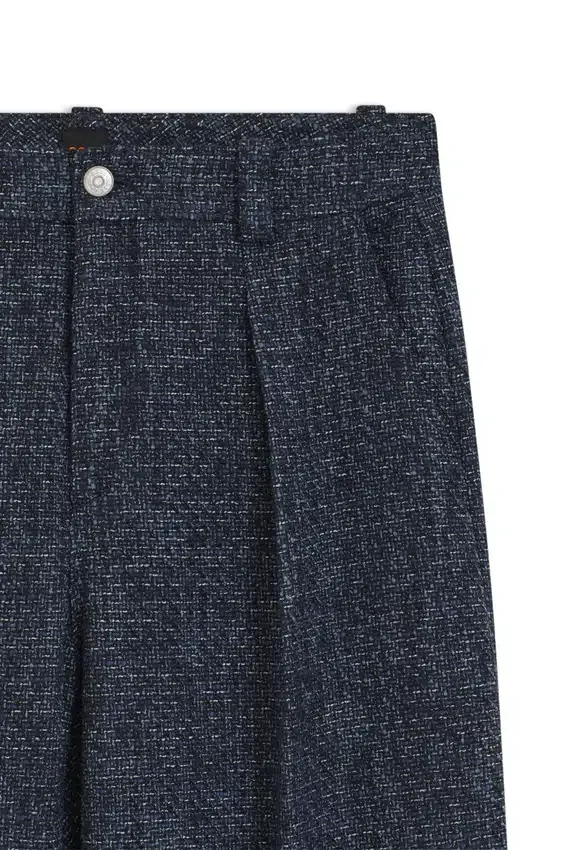 Wide-leg trousers in stretch tweed Wide-leg trousers in stretch tweed