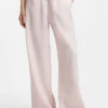 Wide-leg trousers with elasticated waistband Wide-leg trousers with elasticated waistband