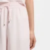 Wide-leg trousers with elasticated waistband Wide-leg trousers with elasticated waistband