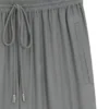 Wide-leg trousers with logo jacquard