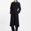 Wool-blend coat in a slim fit