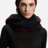 Wool-blend scarf with Double B monogram Wool-blend scarf with Double B monogram