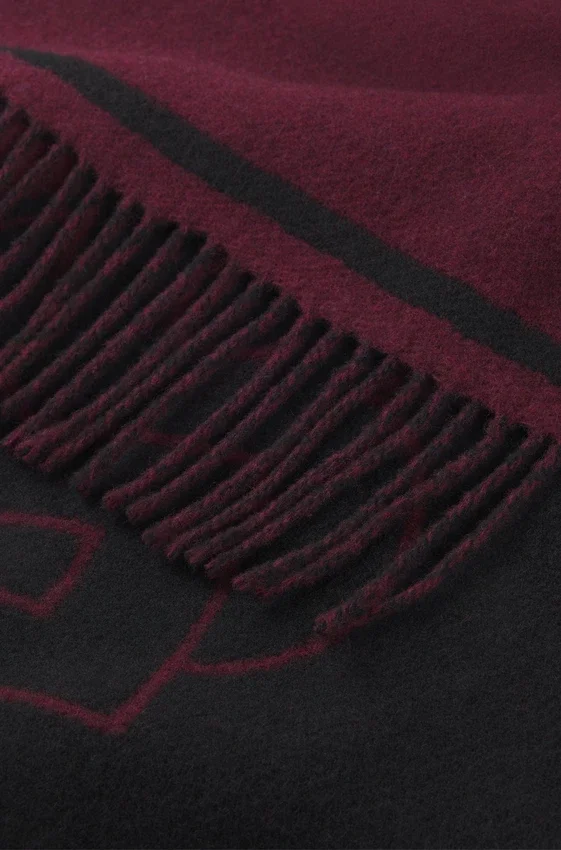 Wool-blend scarf with Double B monogram Wool-blend scarf with Double B monogram