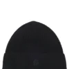 Wool-cashmere beanie hat with Double B monogram
