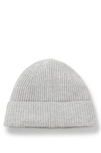 Wool-cashmere beanie hat with Double B monogram Wool-cashmere beanie hat with Double B monogram
