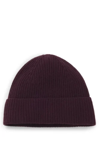 Wool-cashmere beanie hat with Double B monogram Wool-cashmere beanie hat with Double B monogram