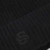 Wool-cashmere beanie hat with Double B monogram
