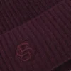 Wool-cashmere beanie hat with Double B monogram Wool-cashmere beanie hat with Double B monogram