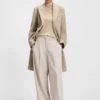 Wool coat in a regular fit