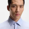 Wrinkle-resistant regular-fit shirt in cotton