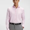 Wrinkle-resistant regular-fit shirt in Oxford cotton