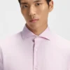 Wrinkle-resistant regular-fit shirt in Oxford cotton