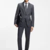 Wrinkle-resistant slim-fit shirt in a cotton blend