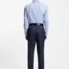 Wrinkle-resistant slim-fit shirt in a cotton blend