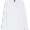 Wrinkle-resistant slim-fit shirt in a cotton blend