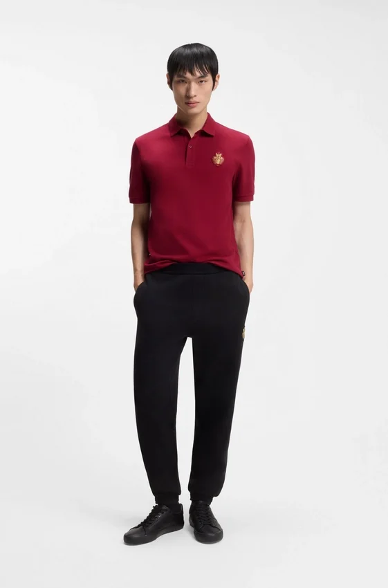 Year of the Horse Logo-artwork polo shirt in cotton piqué Year of the Horse Logo-artwork polo shirt in cotton piqué