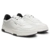 Zigzag-stitching trainers in faux leather Zigzag-stitching trainers in faux leather