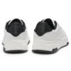 Zigzag-stitching trainers in faux leather Zigzag-stitching trainers in faux leather