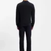 Zip-collar sweater in virgin wool Zip-collar sweater in virgin wool