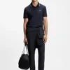 Zip-frame tracksuit bottoms in waffle fabric Zip-frame tracksuit bottoms in waffle fabric