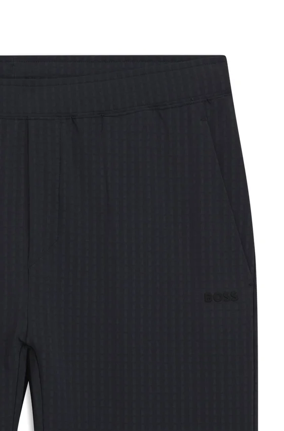 Zip-frame tracksuit bottoms in waffle fabric Zip-frame tracksuit bottoms in waffle fabric