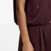 Zip-front waistcoat in twill