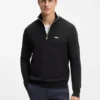 Zip-neck sweater
