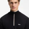 Zip-neck sweater