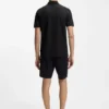 Zip-placket polo shirt in a cotton blend Zip-placket polo shirt in a cotton blend