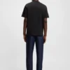 Zip-pocket T-shirt in interlock cotton