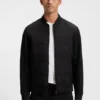 Zip-up sweatshirt with padded front