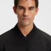 Zip-up sweatshirt with padded front