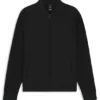 Zip-up sweatshirt with padded front