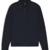 Zip-up sweatshirt with padded front