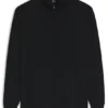Zippered cardigan in extra-fine merino wool